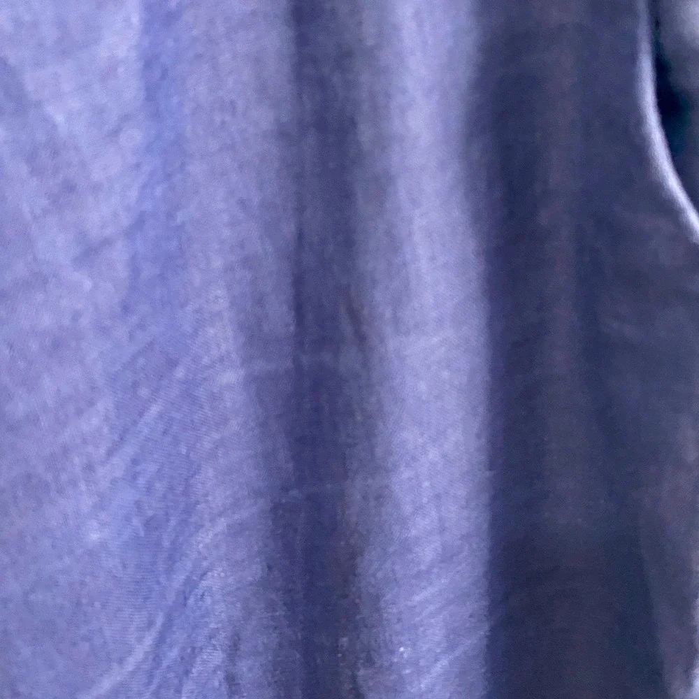 Quince 100% European Linen‎ Pants Navy Blue Elastic Waist Wide Leg Large